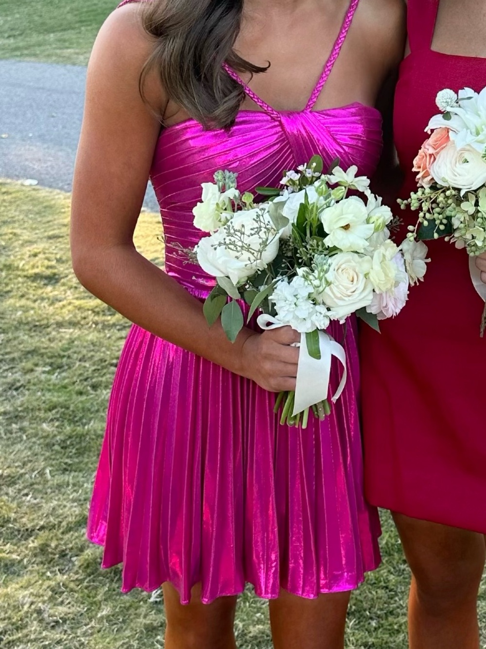 Sherri Hill 56710 Pink Mini Dress Worn Once!!